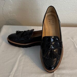 Naturalizer Black Tassel Loafers